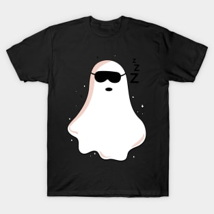 funny sleepy Ghost soul halloween T-Shirt